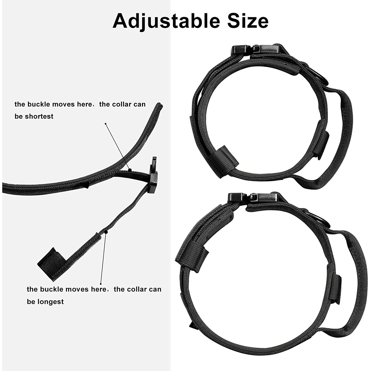 Heavy-Duty Military Tactical Dog Collar & Leash Set