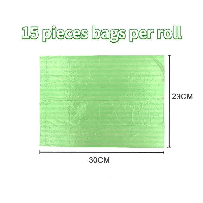 1500pcs Random Color Dog/Cat Poop Bags