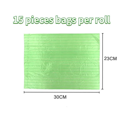 1500pcs Random Color Dog/Cat Poop Bags