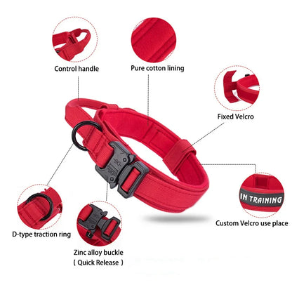 Durable Reflective Dog Collar Leash Set