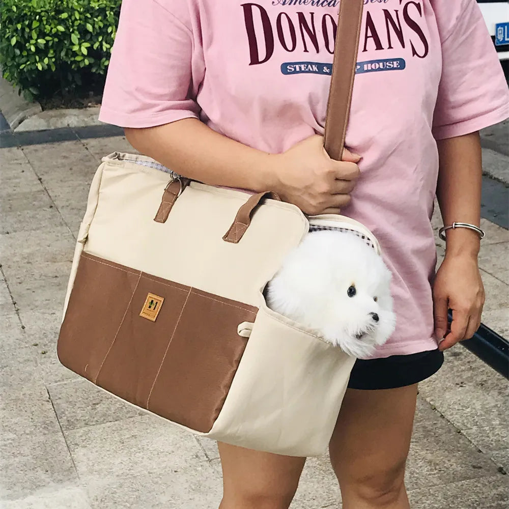 Portable Travel Carrier for Cats/ Small Dogs
