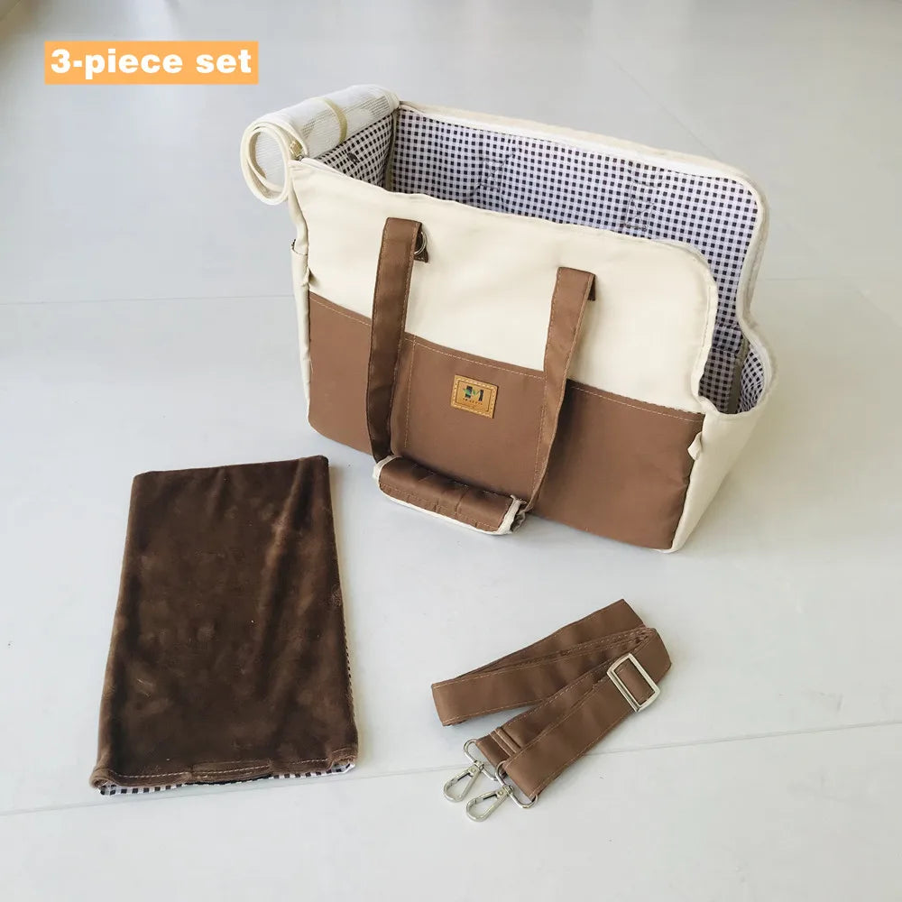 Portable Travel Carrier for Cats/ Small Dogs