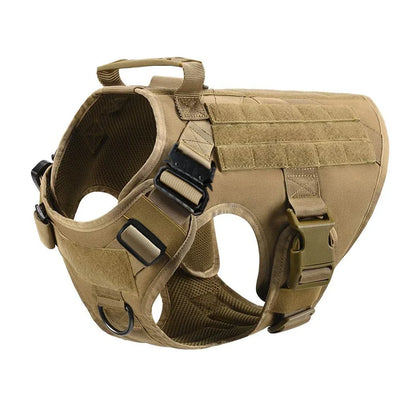 Tactical/Service Dog Harness Leash Collar