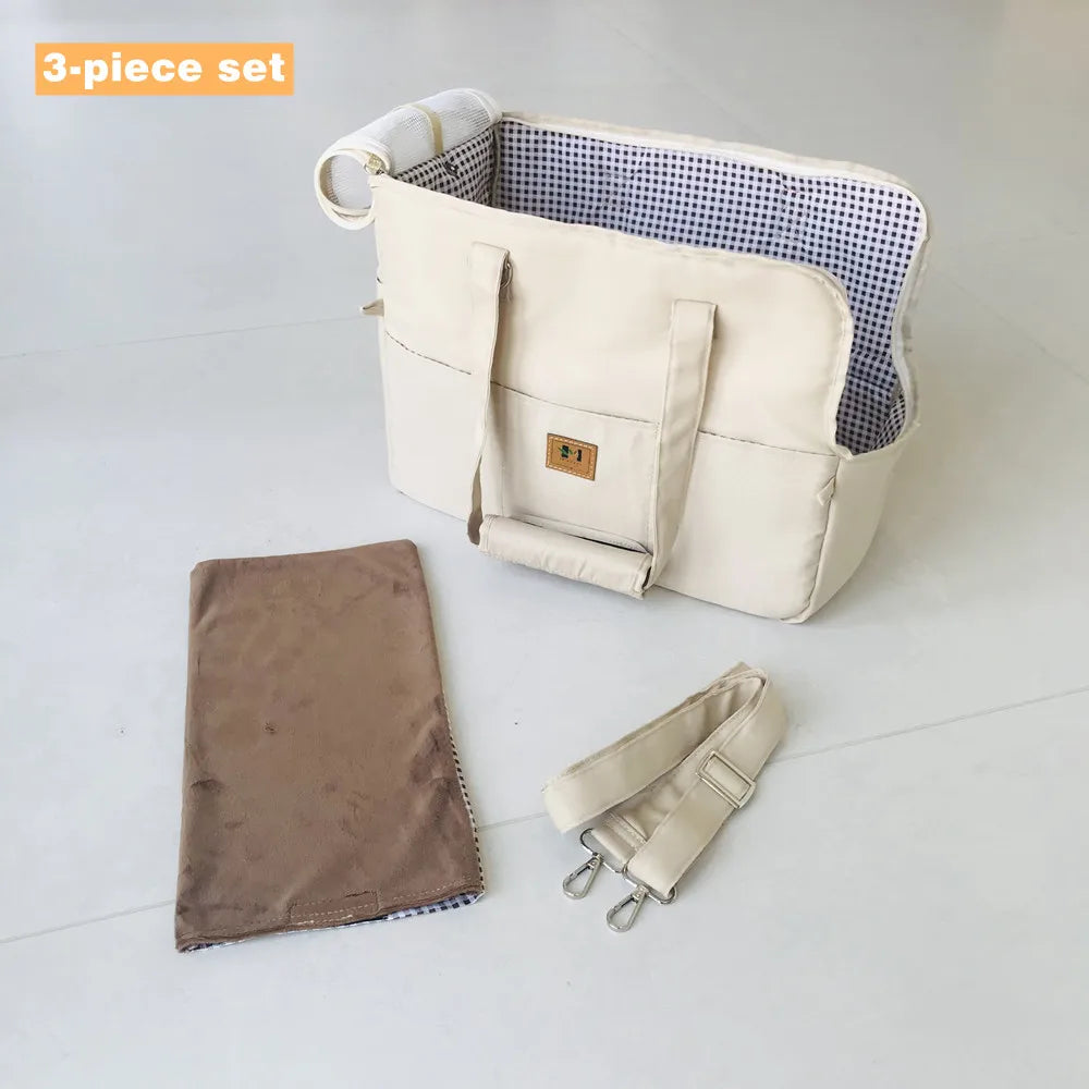 Portable Travel Carrier for Cats/ Small Dogs