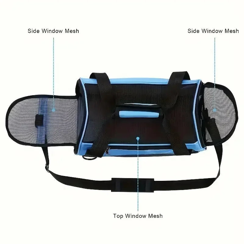 Cat/Dog Carrier Bag with Breathable Mesh
