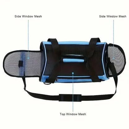 Cat/Dog Carrier Bag with Breathable Mesh