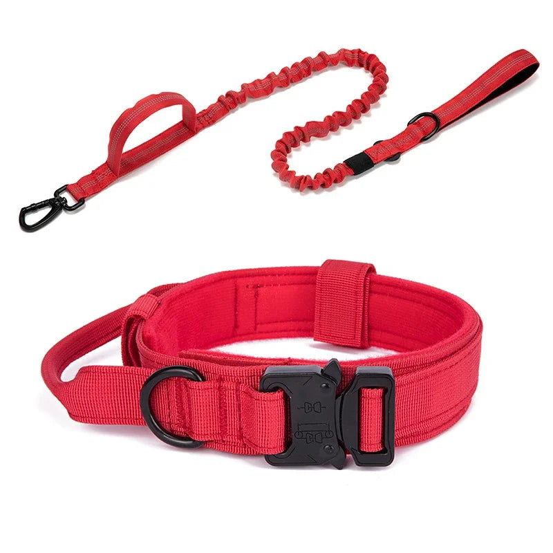 Durable Reflective Dog Collar Leash Set
