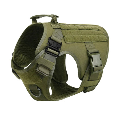 Tactical/Service Dog Harness Leash Collar