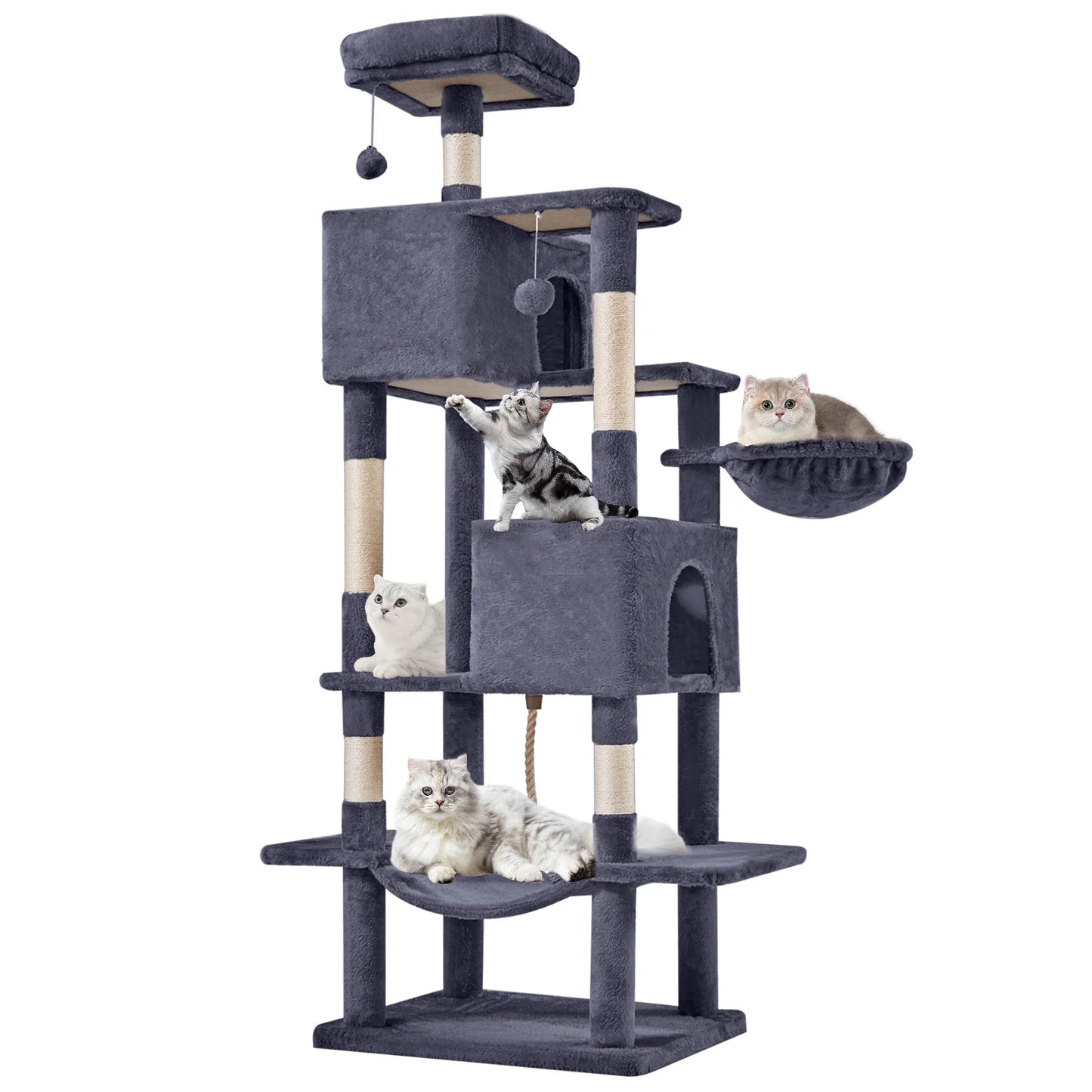Cat Tree Tower Multi Level Cat Climbing Tower