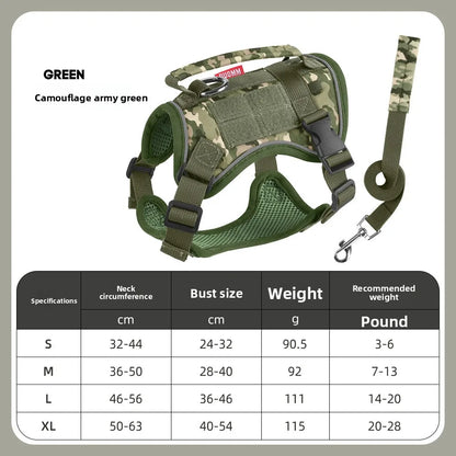Reflective Tactical cat vest, Anti-break free