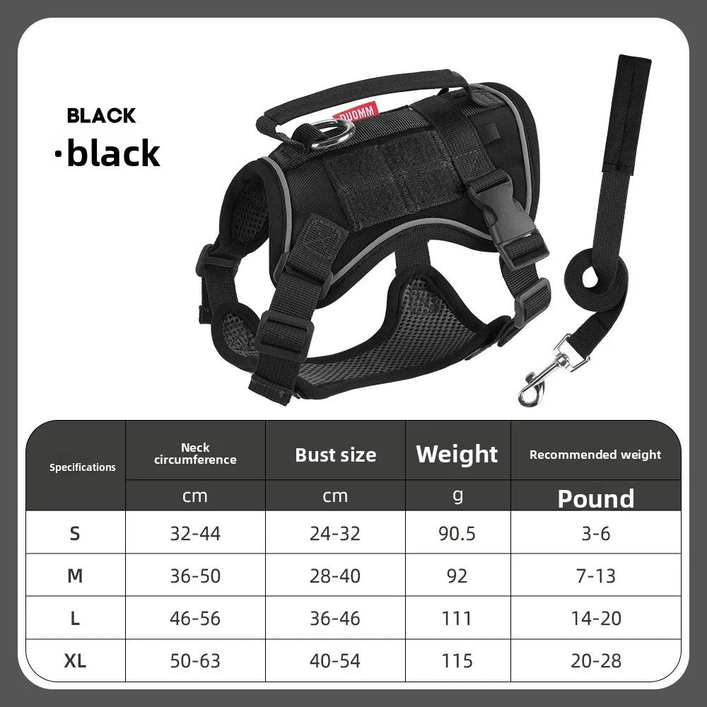 Reflective Tactical cat vest, Anti-break free