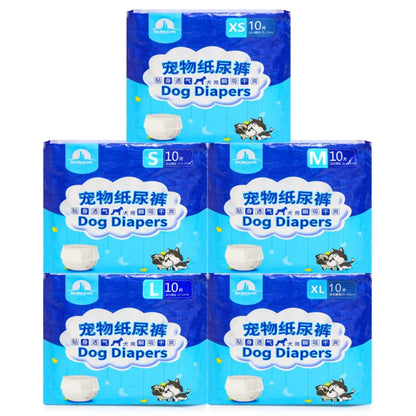 10PCS Disposable Female/Male Dog Diapers