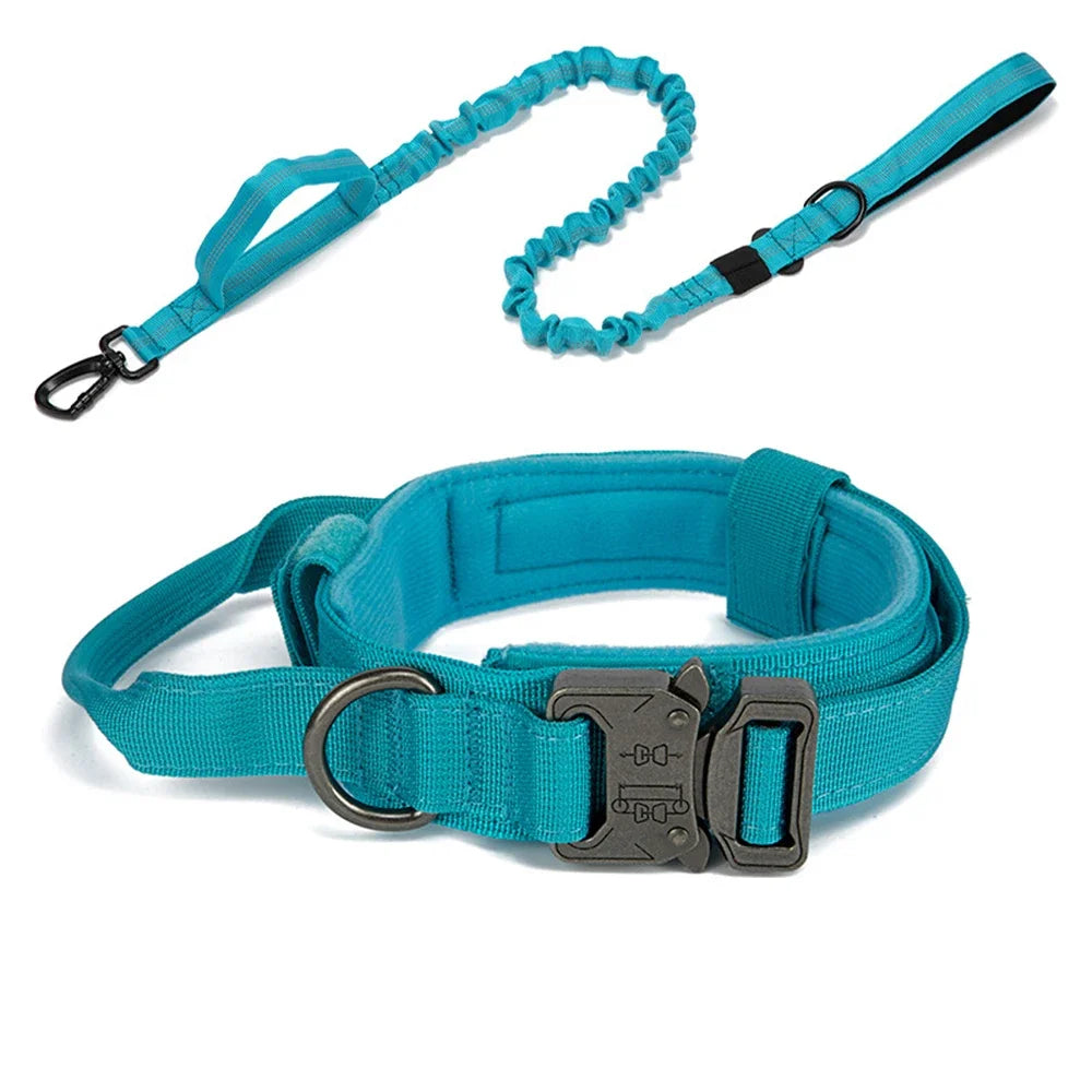 Durable Reflective Dog Collar Leash Set
