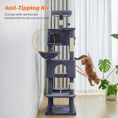 Cat Tree Tower Multi Level Cat Climbing Tower