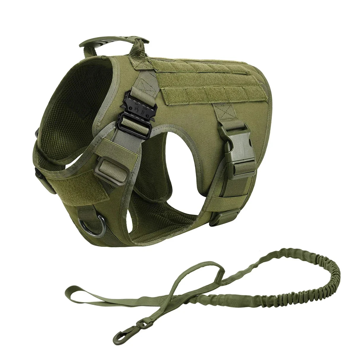 Tactical/Service Dog Harness Leash Collar