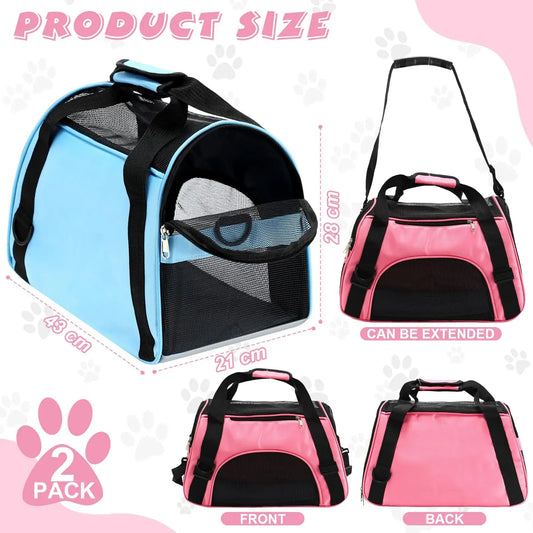 Cat/Dog Carrier Bag with Breathable Mesh