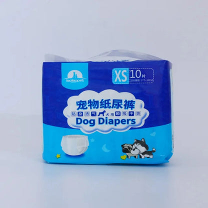 10PCS Disposable Female/Male Dog Diapers