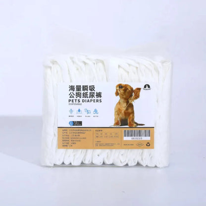 10PCS Disposable Female/Male Dog Diapers