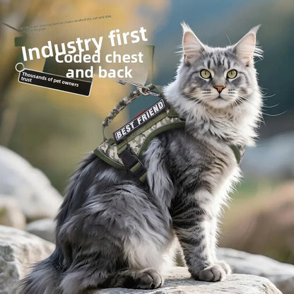 Reflective Tactical cat vest, Anti-break free