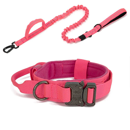 Durable Reflective Dog Collar Leash Set