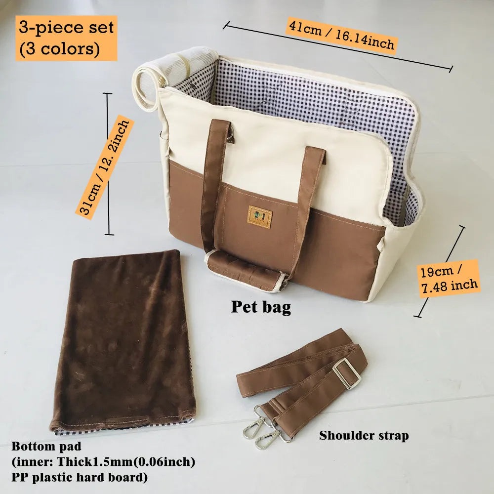 Portable Travel Carrier for Cats/ Small Dogs